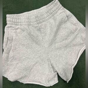 aerie Light Gray Athletic Lounge Shorts